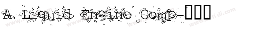 A Liquid Engine Comp字体转换